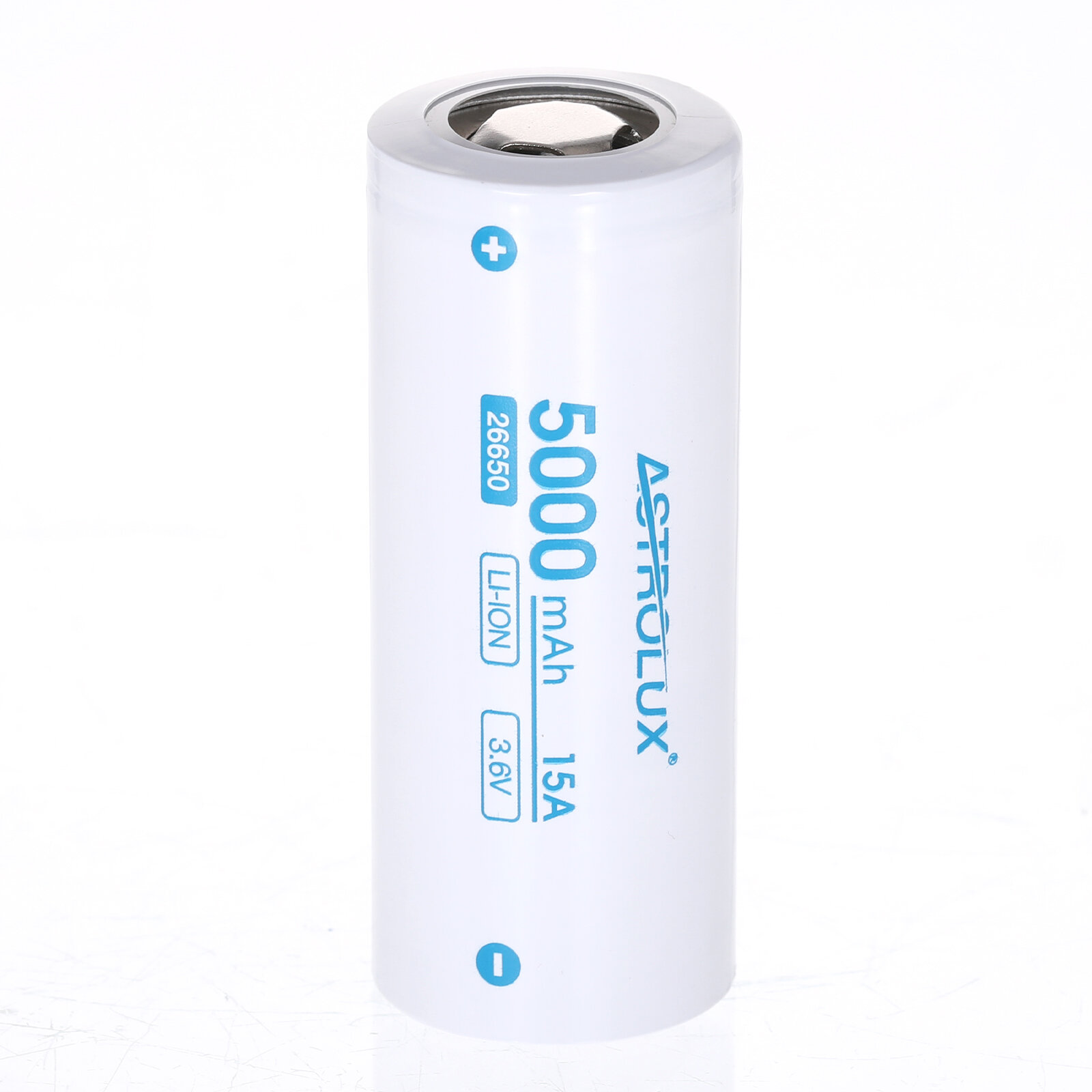 

1Pcs Astrolux® C2650 5000mAh 3C 3.6V 26650 Li-ion Battery Unprotected 15A High Performance Rechargeable Lithium Power Ce