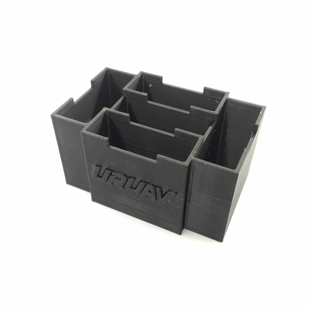 URUAV 3D-geprinte TPU-afdrukbatterij opbergdoossleuf voor FPV Racing Drone Lipo-batterij
