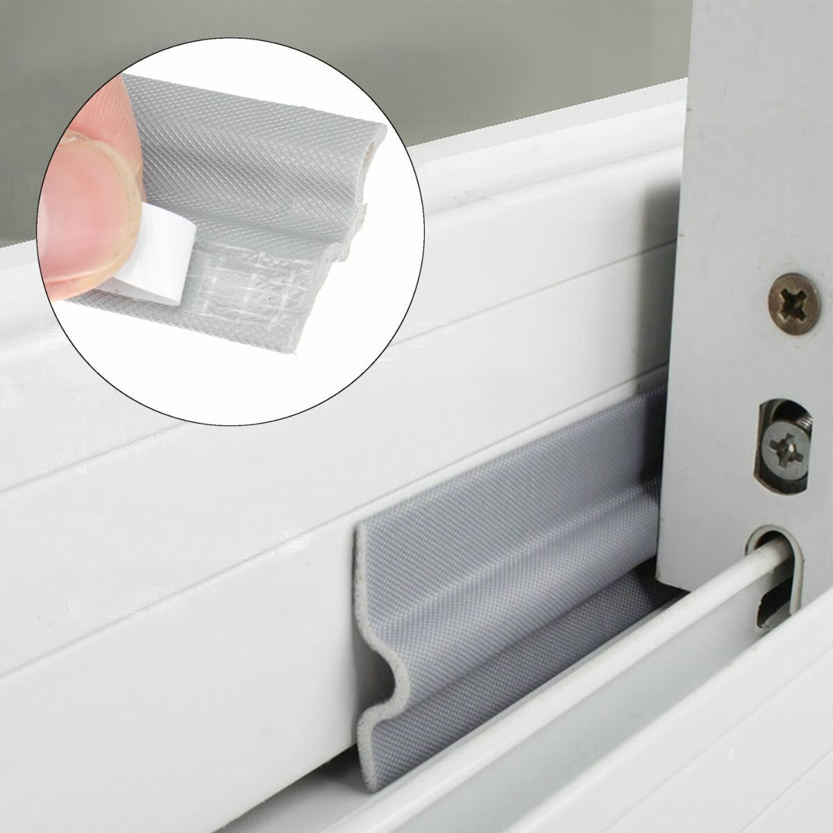 

Door Sealing Strip Weather Stripping Self-Adhesive Windows Bottom Stopper 10M