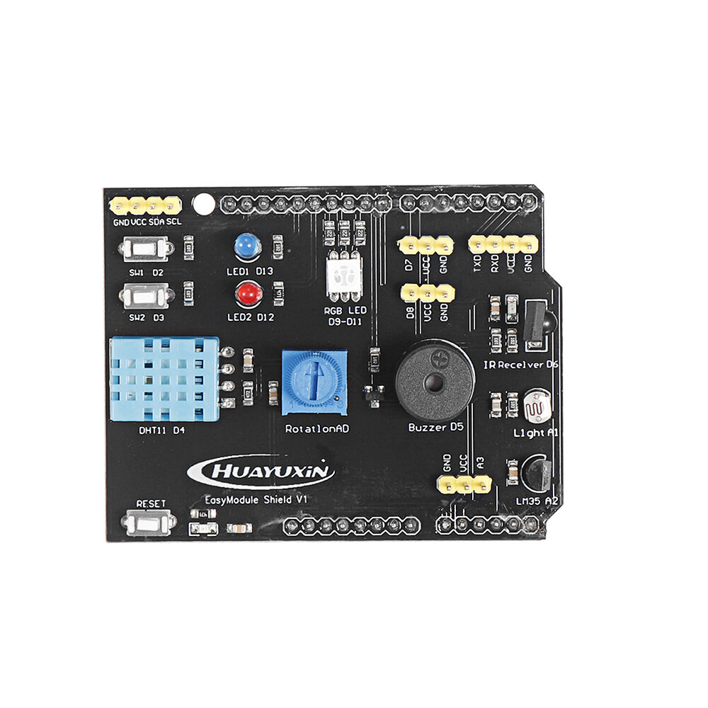 

Multifunction Expansion Board DHT11 LM35 Temperature Humidity Geekcreit for Arduino - products that work with official A