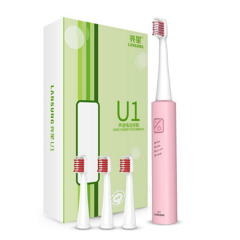 best price,lansung,u1,sonic,toothbrush,pink,discount