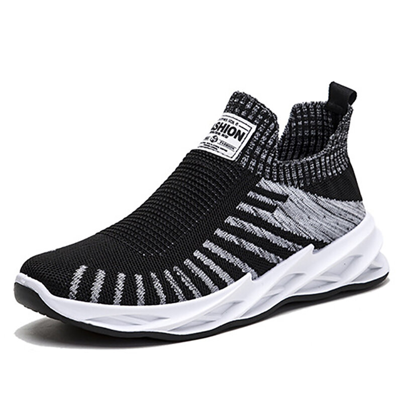 Men Running Shoes Comfortable Breathable Sport Shoes Men Trend Lightweight Casual Shoes Made Of Knit
