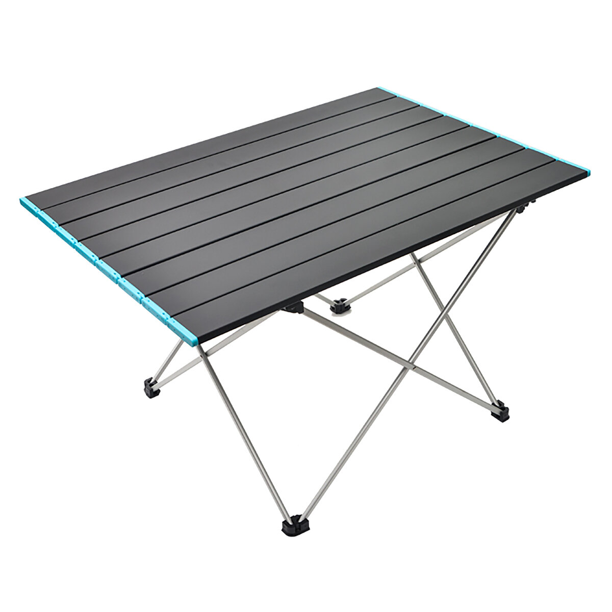 Table pliante extérieure en alliage d'aluminium Portable pique-nique ultra-léger Camping plaque en aluminium bureau Barbecue meubles autonomes
