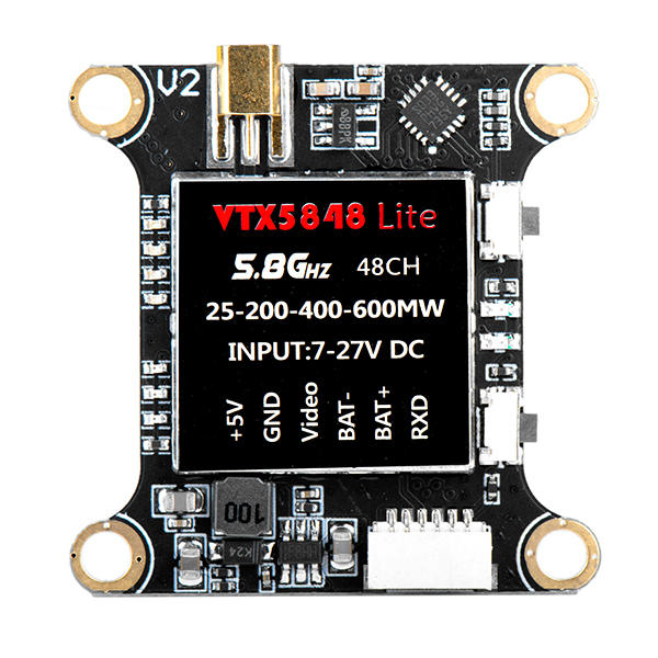 FEICHAO VTX5848 LITE 48CH VTX-Videosendermodul mit FPV-Empfänger Antenne 