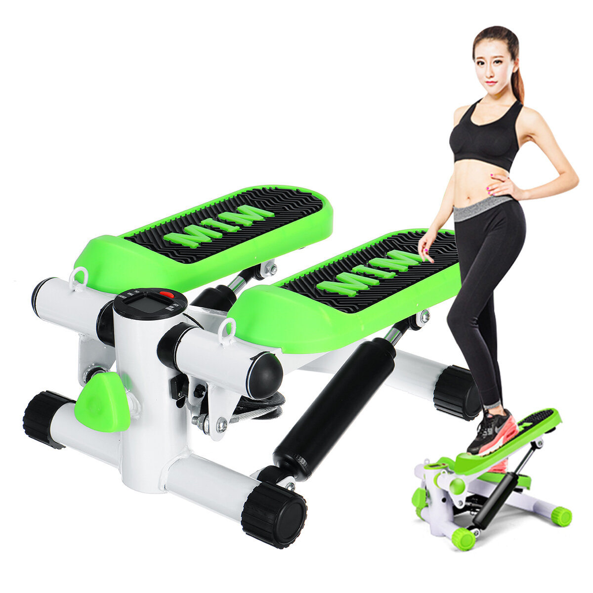 Cardio Fitness Stepper Multifunctional Treadmill Leg Waist Exercise Machine Gym Home Sports Cycling 