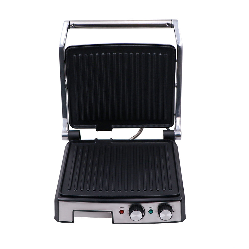 HAEGER HG-2681 Electric Grill 2800W Non-stick Double Time Cooking Mini Pans with Anti-scalding Handle Oil Storage Box De