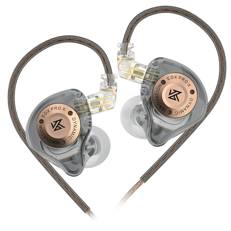 

KZ-EDX PRO X Earphone 3.5mm Jack Dynamic Driver Earphone In-Ear Monitoring Earbuds HIFI Bass Audiophile Headset Music Ea