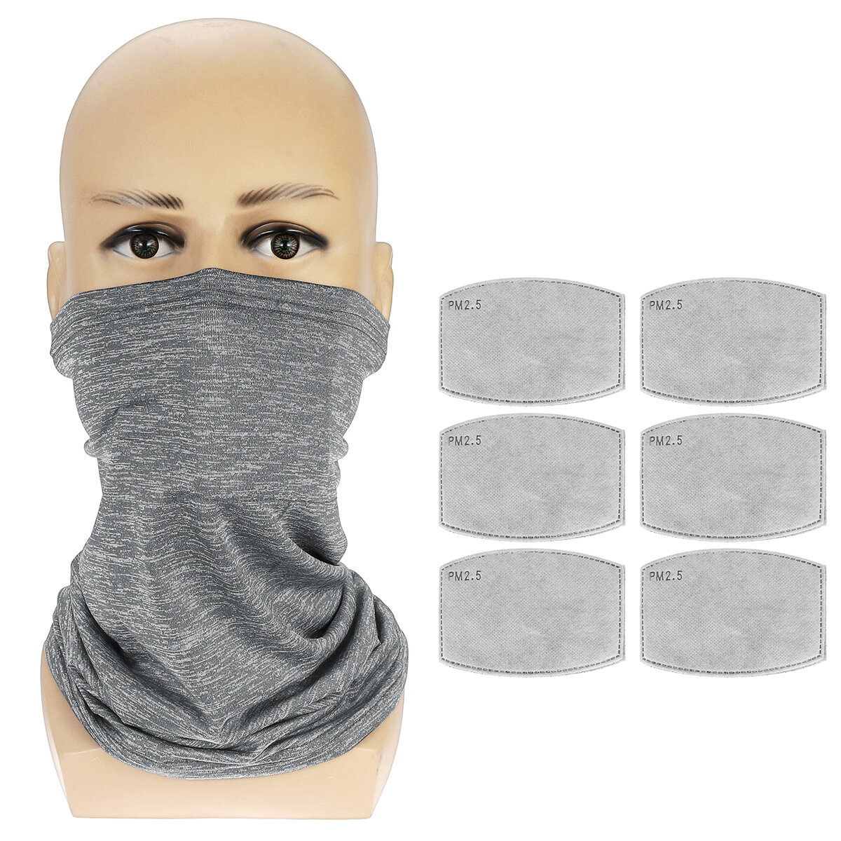 Summer bandana sun uv neck gaiter tube face cover outdoor sport sun scarf unisex