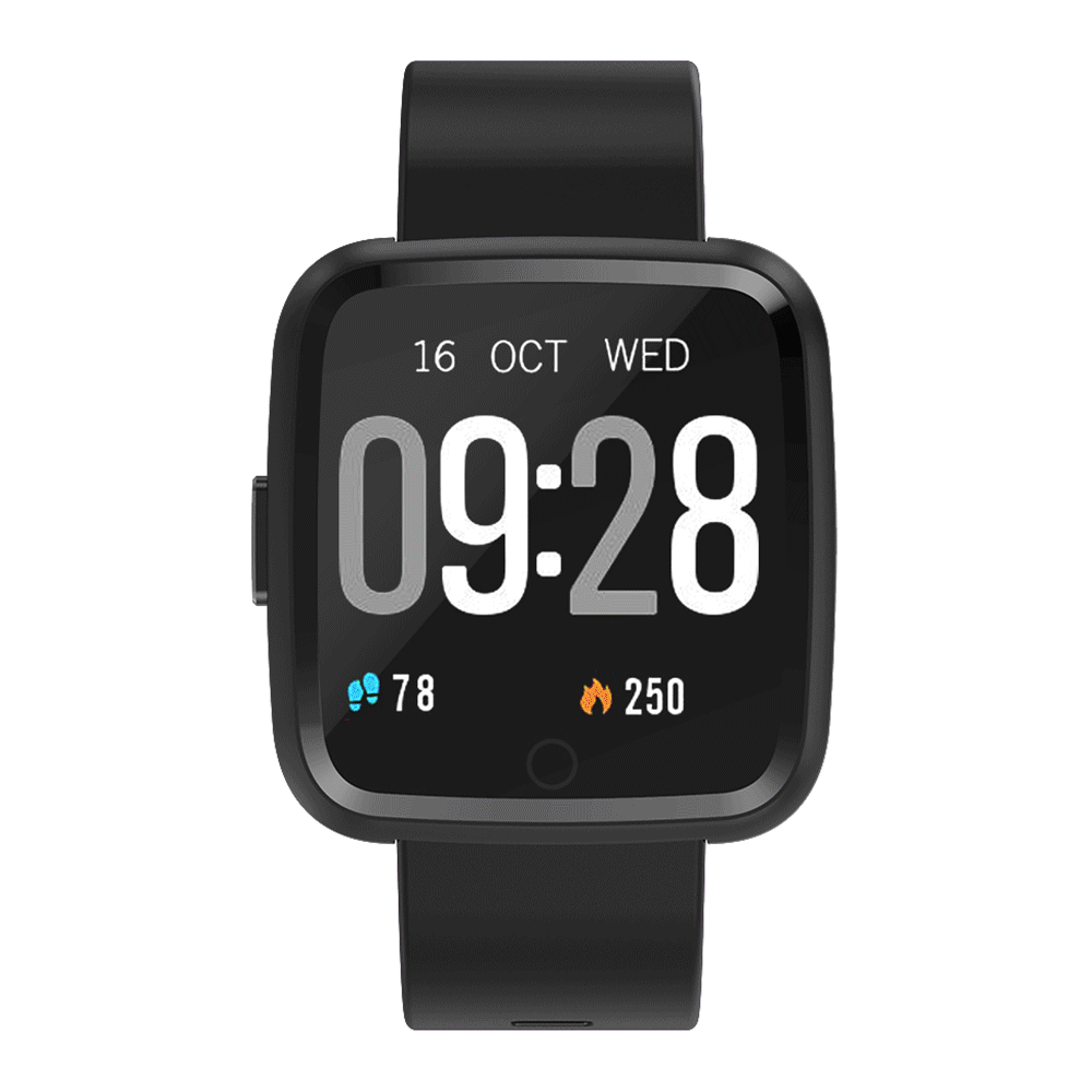 Goral Y07 Brightness 1.3 inch Multi-sport Modes 24h Heart Rate Monitor Music Control Smart Watch 