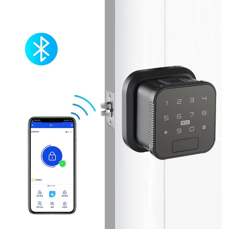 WAFU WF-B3 Household Indoor Bluetooth Electronic Intelligent Lock Office Wooden Door Fingerprint Loc