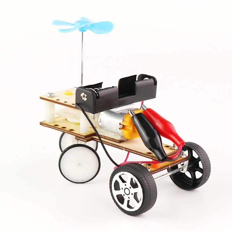 DIY Educatief Mechanisch Obstakel vermijden Auto Scientific Invention Toys