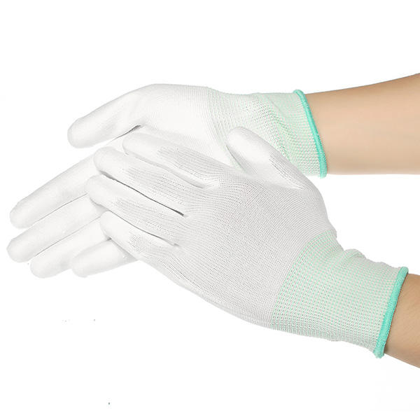 Image of MYTEC 1 Paar Antistatik-Handschuhe Elektronische Arbeitshandschuhe PU-beschichtete Handflche Beschichtete Fingerschutz