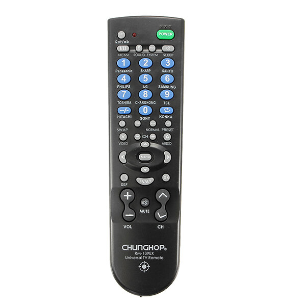 CHUNGHOP RM139EX Universal Replacement Remote Control for TV Set