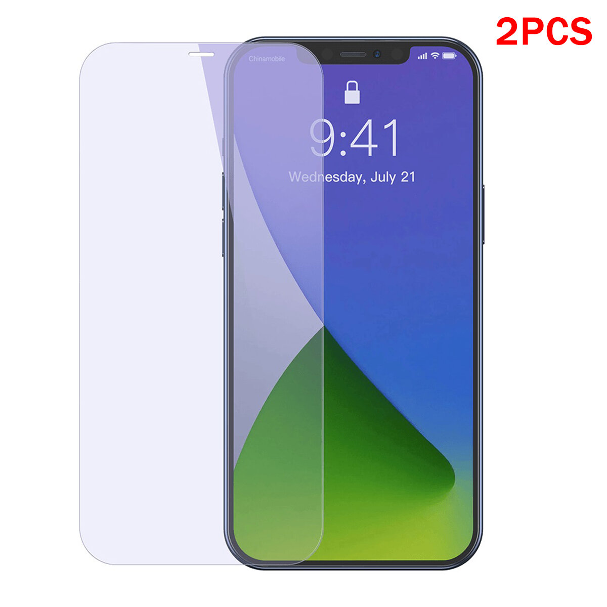 

Baseus 2PCS for iPhone 12 Pro / 12 / 12 Mini / 12 Pro Max Front Film 9H 0.3mm Anti-Explosion Full Coverage Tempered Glas