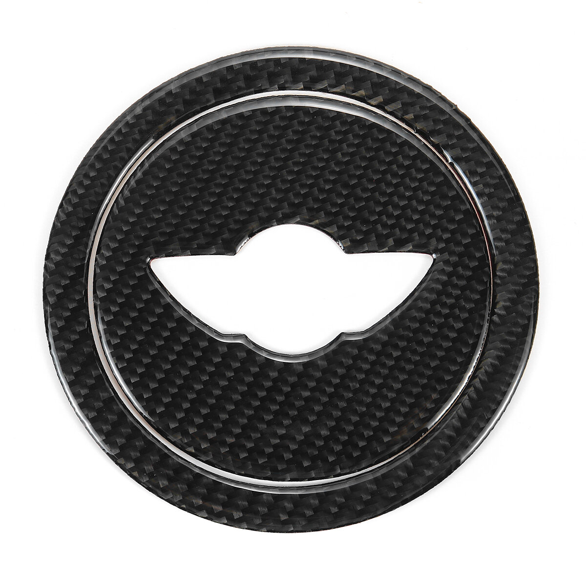 Carbon Stuurwiel Stickers Cover Trim voor BMW MINI Cooper S JCWR55 R56 R57 R58 R59 R60 R61 2007-2013
