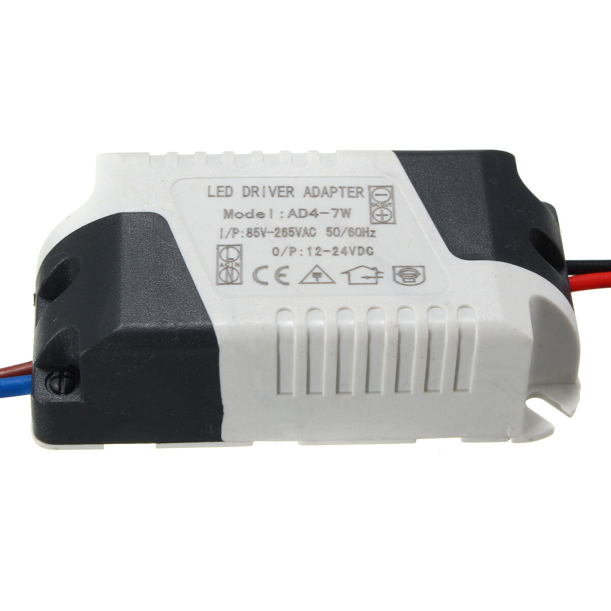 ACAMPTAR LED Transformador Transformador Constante 4-7W Conductor de Transformador de LED Fuente de alimentacion DC12-24V Durable