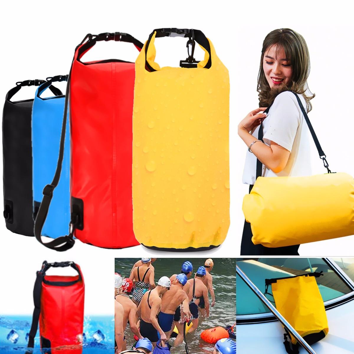 Sac imperméable de 20L pour le stockage en camping, randonnée, natation, rafting et kayak