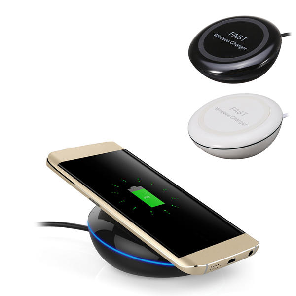 

Bakeey Qi Беспроводное быстрое зарядное устройство с индикатором LED для iPhone X 8Plus Samsung S7 S8 Note 8