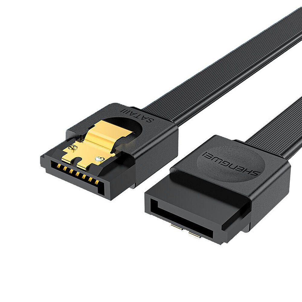 SATA3.0 Hard Disk Data Cable Connection Line Straight Head Elbow 6 Gbps External Conversion Cable 0.