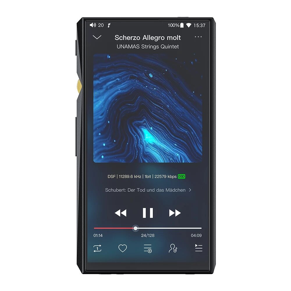 Fiio M11 Pro 64GB AK4497EQ LDAC Bluetooth Lossless MP3 Player Android 7.0 5G Wifi DLAN Music Player with Dual THX AAA-78 DSD Tidal Spotify 5.2 inch...
