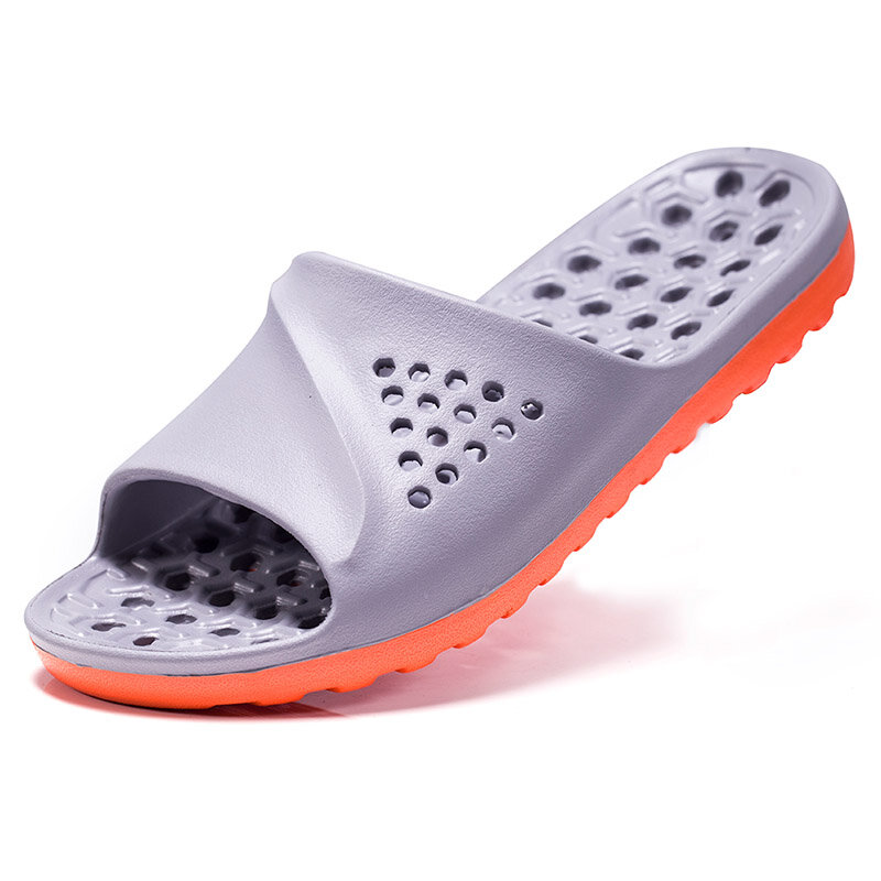 Men's Waterproof Breathable Non-slip Wear-resistant Hollow and Soft Sole Slippers