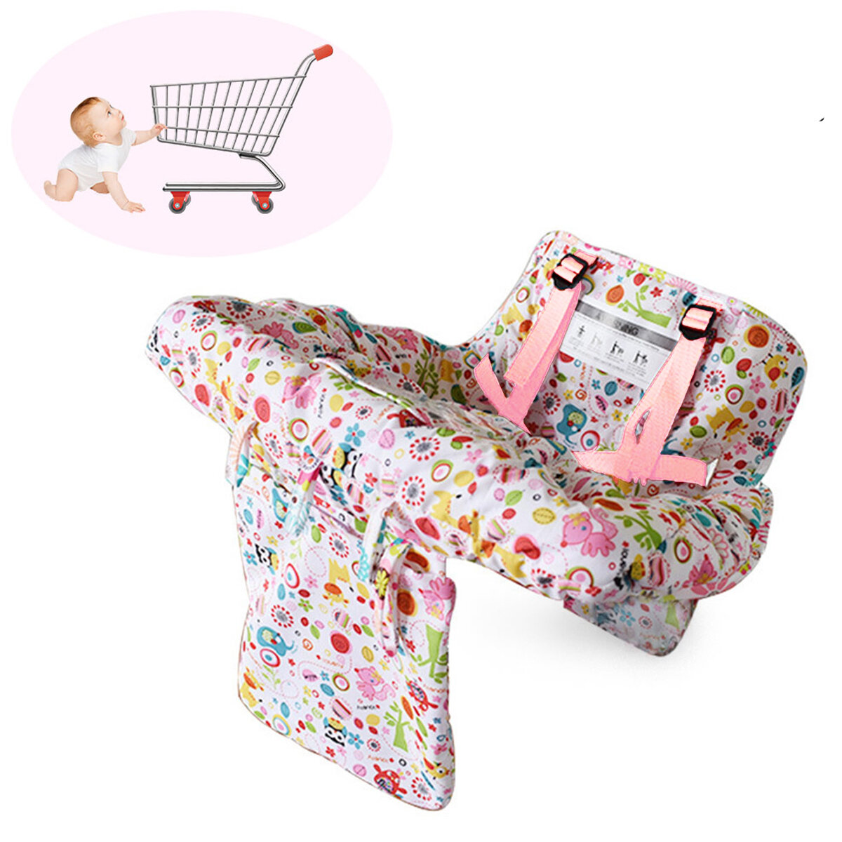 Baby Shopping Trolley Cart Seat Beschermende Pad Kid Kinderstoel Cover Mat