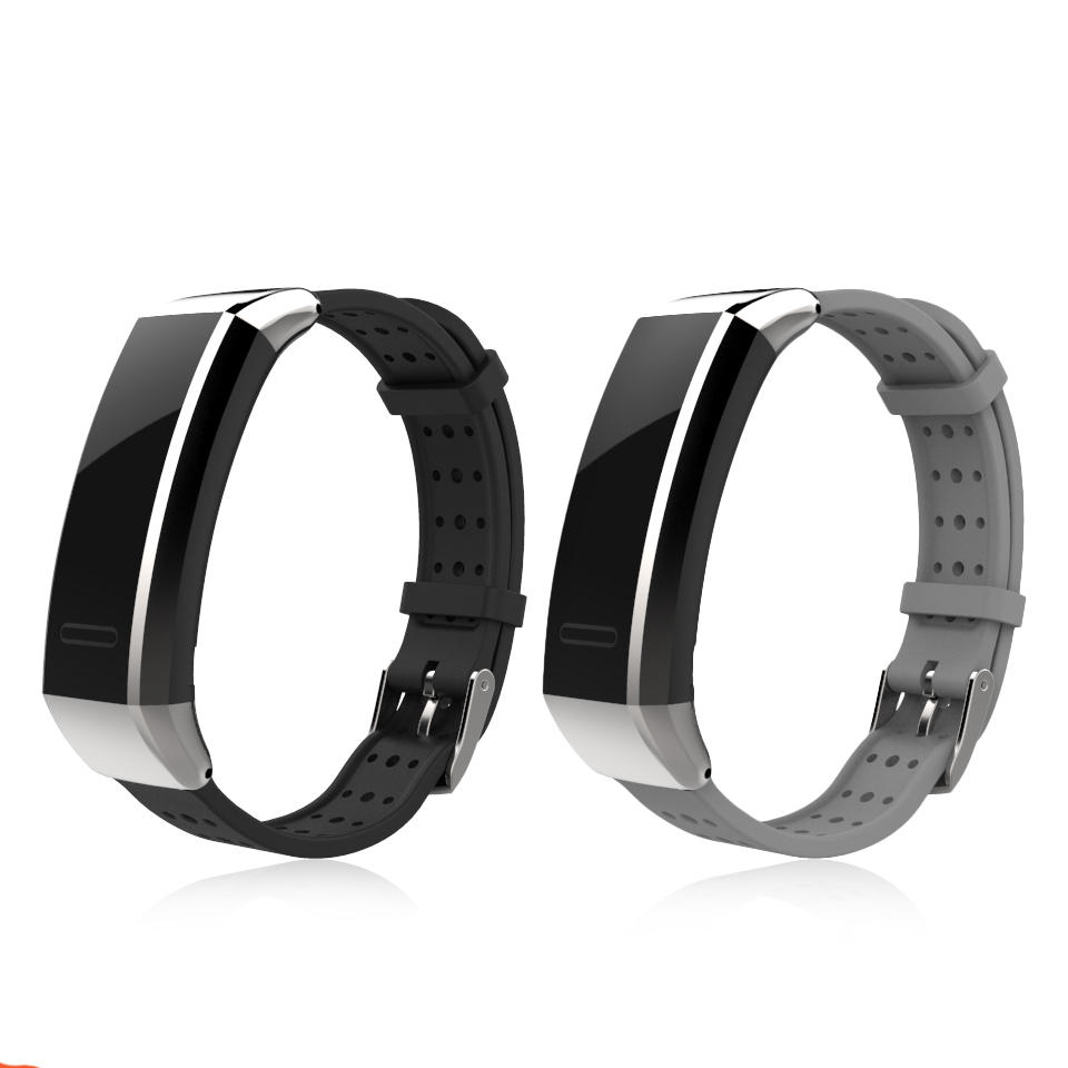 Mijobs Polsband Siliconen horlogeband voor Huawei Band 2 Pro B19 B29 Smart Watch