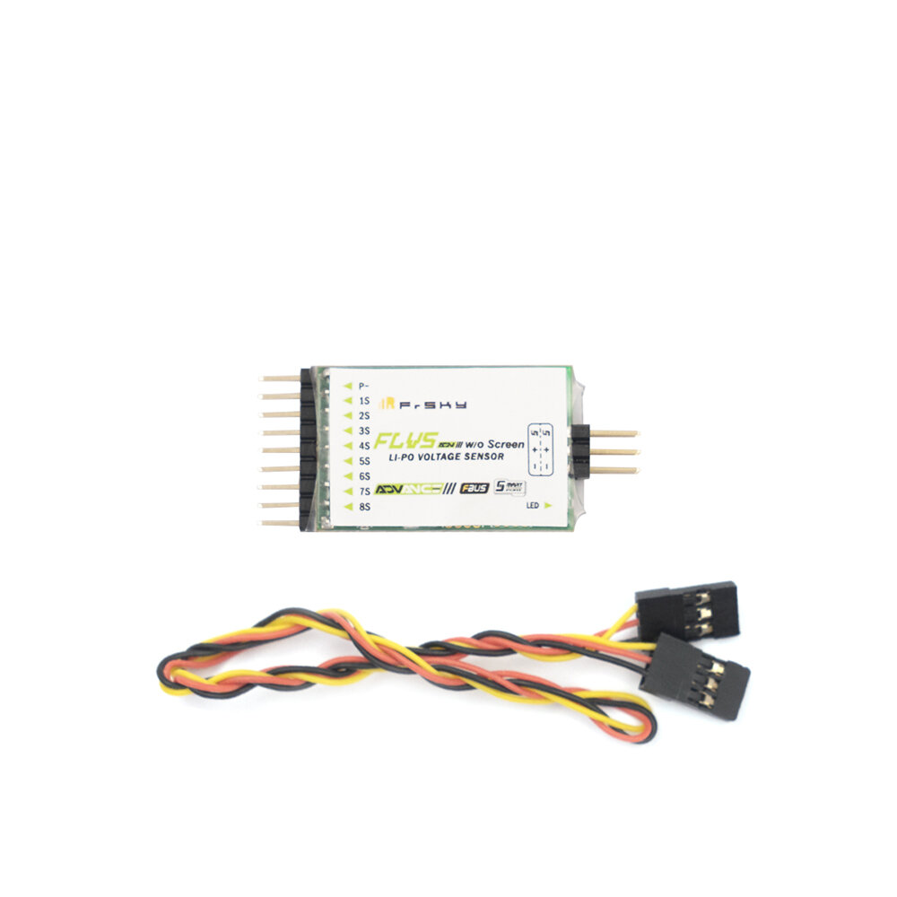 Frsky ADV Li-Po Voltage Sensor Without Screen 10mA 2S~8S OLED Display Compatible with FBUS/S.Port Pr
