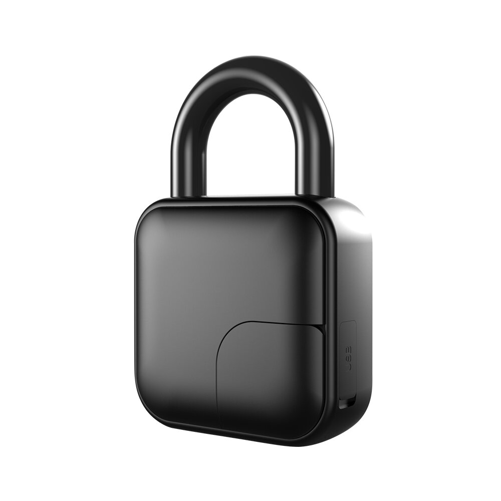 

Tuya Fingerprint Lock Intelligent Fingerprint APP Remote Unlock Hidden Password Lock for Warehouse Dormitory Door