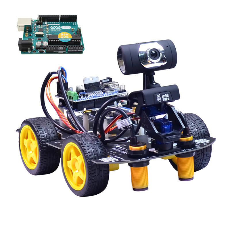 Xiao R DIY Smart Robot Wifi Videobesturingsauto met camera Gimbal UNO R3 Board