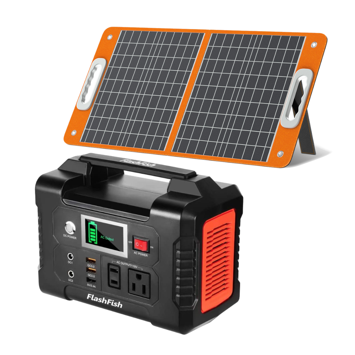 Stacja zasilania z panelem solarnym FlashFish E200 200W 40800mAh z EU za $176.23 / ~705zł