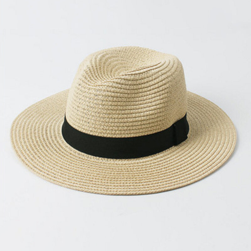 Mens Womens Sun Protection Stetson Hat Outdoor Woven Ligthweight Beach Panama Caps