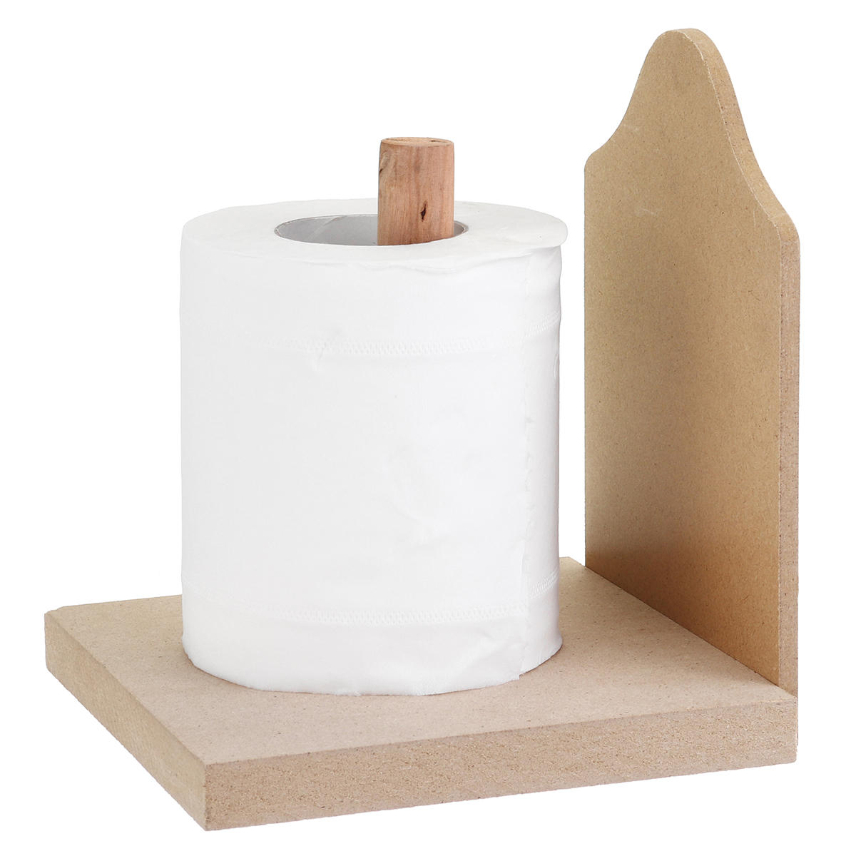 Toilet Loo houten rol papier houder Badkamer wandmontage Roll opbergrek Tissue Box