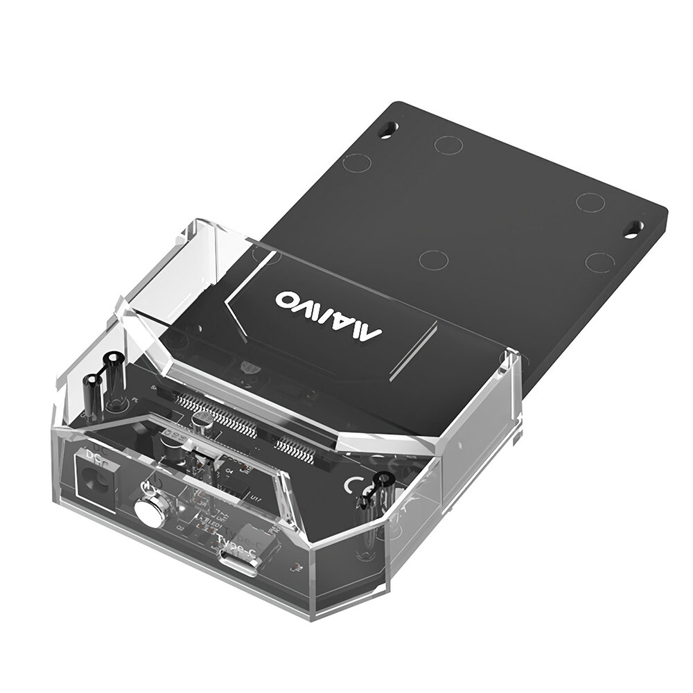 MAIWO K108S 2.5 "SATA SSD HDD Docking Station Type-C naar SATA Harde Schijf Behuizing Transparante 5