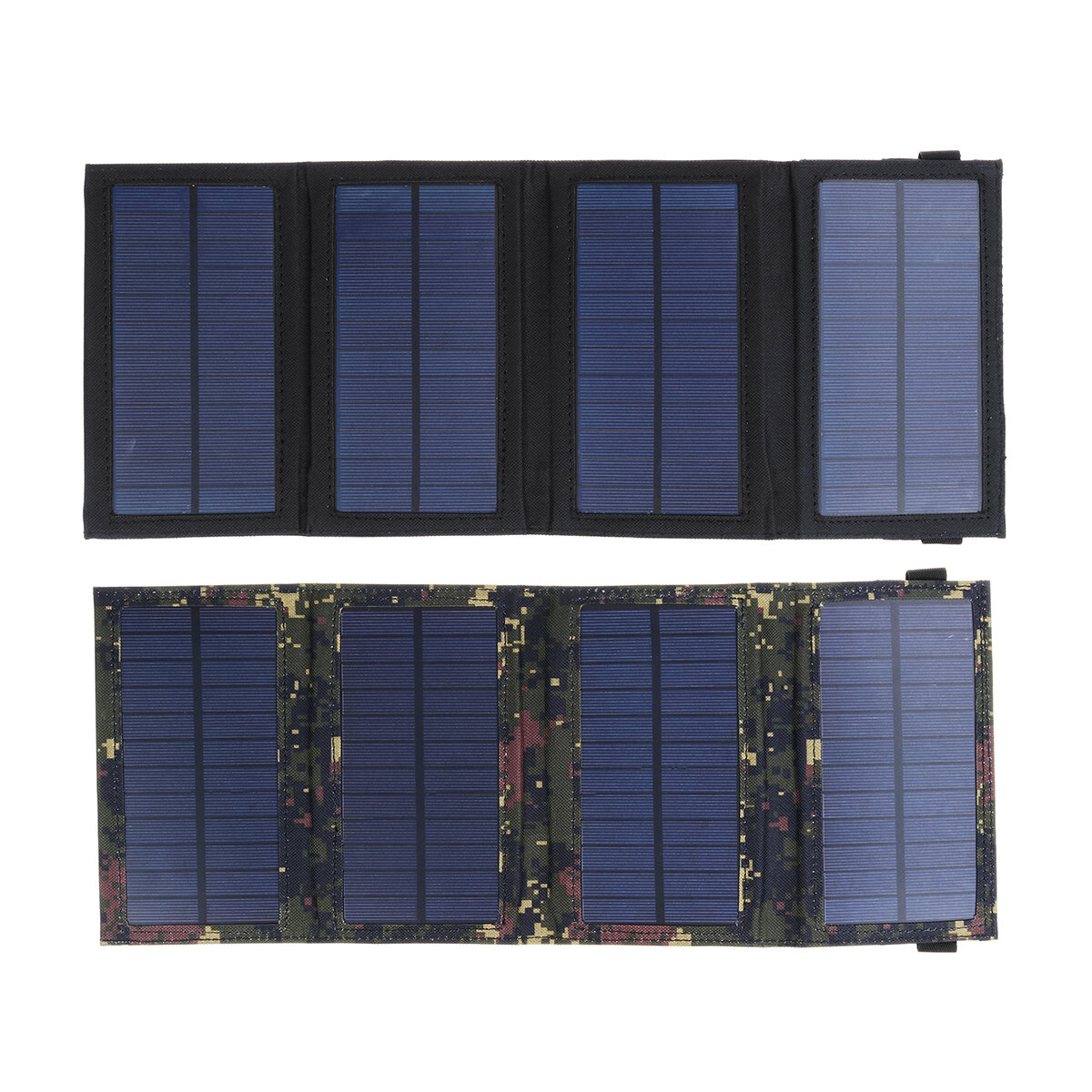 5.5V 9.6W zonnelader Zonnepaneel oplader Waterdichte opvouwbare dubbele USB-poorten Solar-acculader