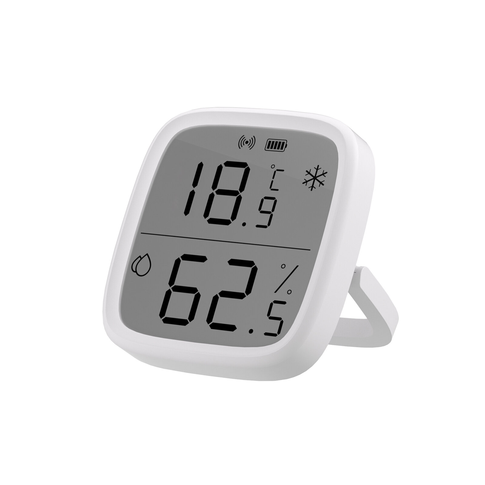 Sensor de temperatura e umidade inteligente com tela LCD SONOFF SNZB-02D. Monitoramento em tempo real pelo aplicativo. F