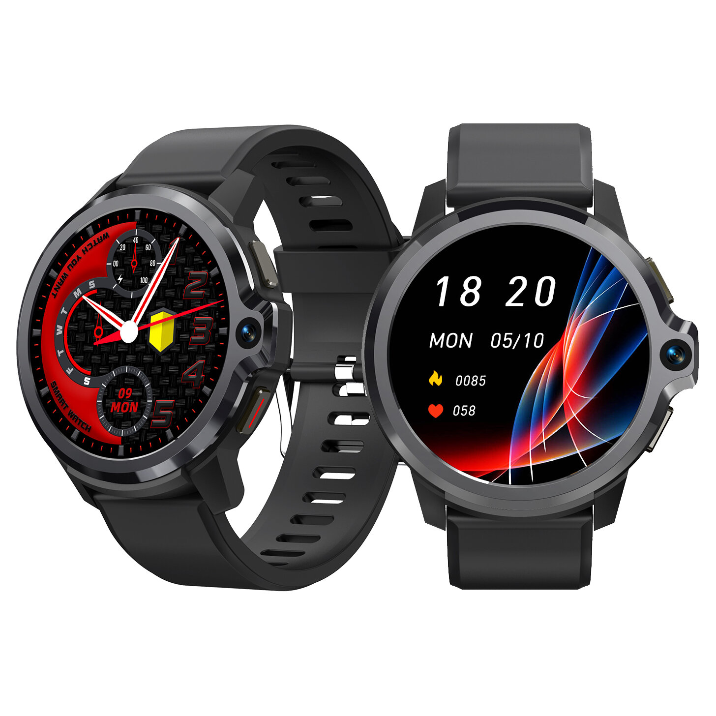 [Dual Chip Dual Mode] KOSPET Prime S 1.6 inch Full Touch Screen Watch Phone Heart Rate Blood Oxygen Monitor Dual Camera