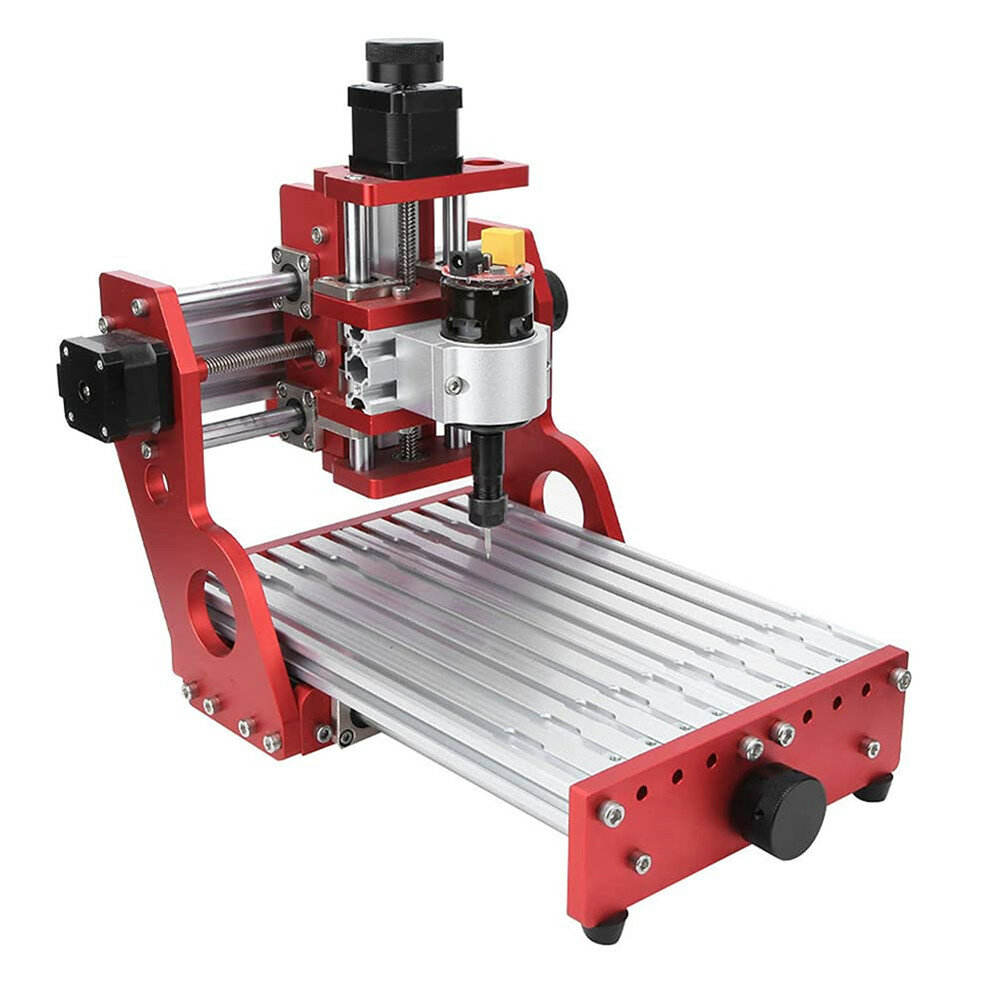 Fan’ensheng Red 1419 3 Axis Mini DIY CNC Router Standard Spindle Motor Wood Carving Engraving Machine Milling Engraver W