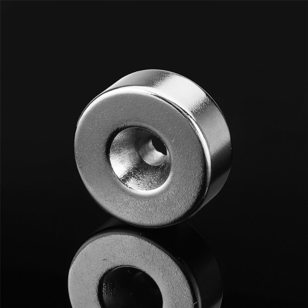 Effetool 25mmx10mm 5mm Hole Round Magnet Ring Rare Earth Neodymium Magnet
