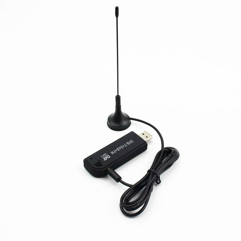 USB 2.0 Digital DVB-T SDR+DAB+FM HDTV TV Tuner Receiver Stick Remote Control Kit 