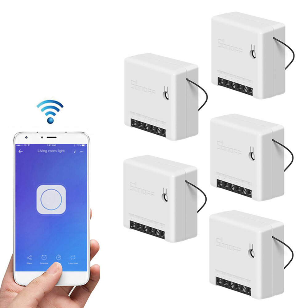 5x SONOFF Mini Two Way Smart Switch z EU za $30.61 / ~121zł