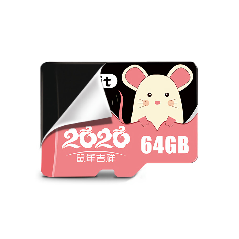 ZSUIT TF-geheugenkaart 32/64GB / 128GB Hoge snelheid Cartoon-muis TF-kaart Gegevensopslagkaart voor 