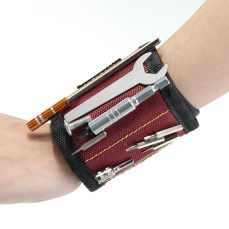 Raitool™Magnetic Wristband Tool Pickup Wristband for Holding Tools Wrist Bands Tool Holder Organizer