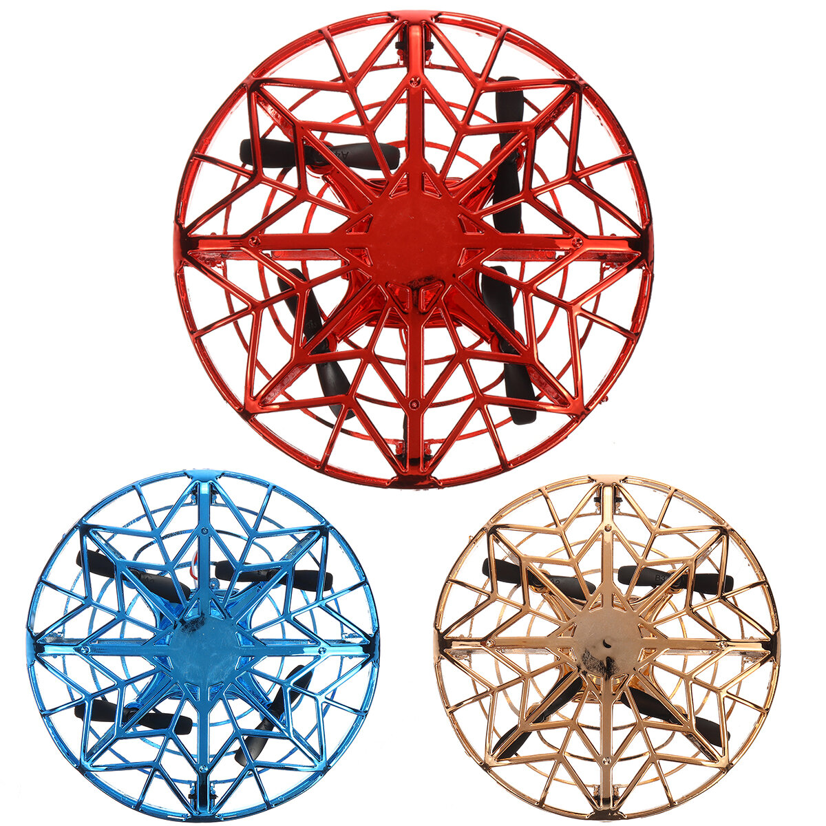 UFO-speelgoed voor vliegende vliegtuigen Mini-quad Handbediende inductie Levitatie Mini-drone Dubbel