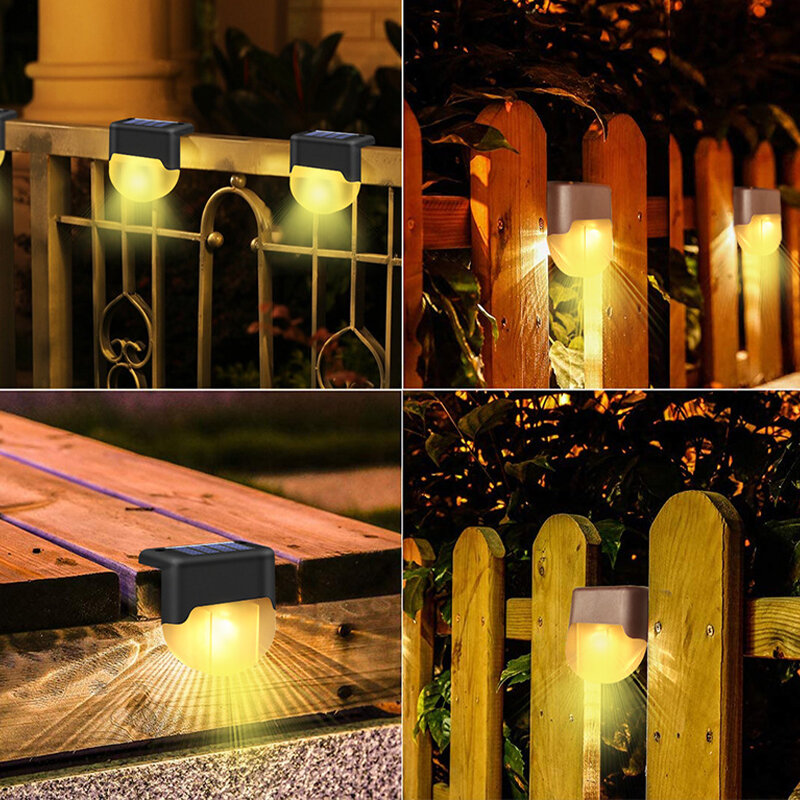 LED Solar Street Light Mini Waterproof Wall Mount Lamp Sensor Yard Fence Outdoor