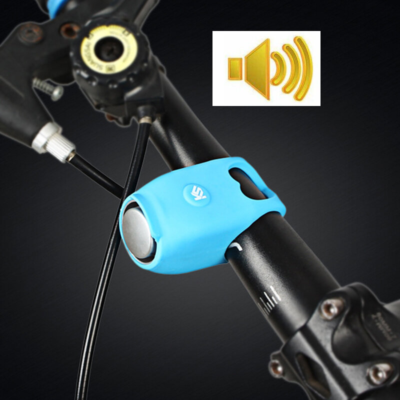 

120dB Mini High Sound Bicycle Bell Horn 5 Sound Modes USB Rechargeable Waterproof Electric Horn Mountain Road Cycling Ho