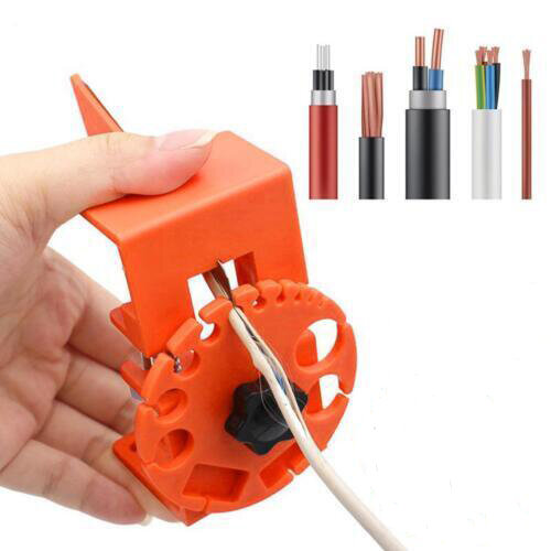 Cable Stripper Manual Quick Stripper Adjustable Hand-held Rubber Skin Stripping