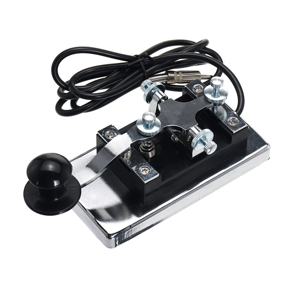 

K4 Manual Telegraph Key Morse Key CW Key Fit Shortwave Radio Morse Code Practices CW Communications
