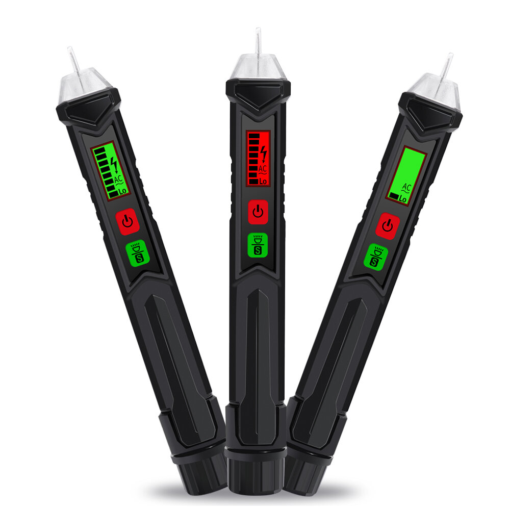 DANIU ET8900 Non-contact Voltage Tester Pen Signal Intensity Display Sensitivity Adjustable Auto...