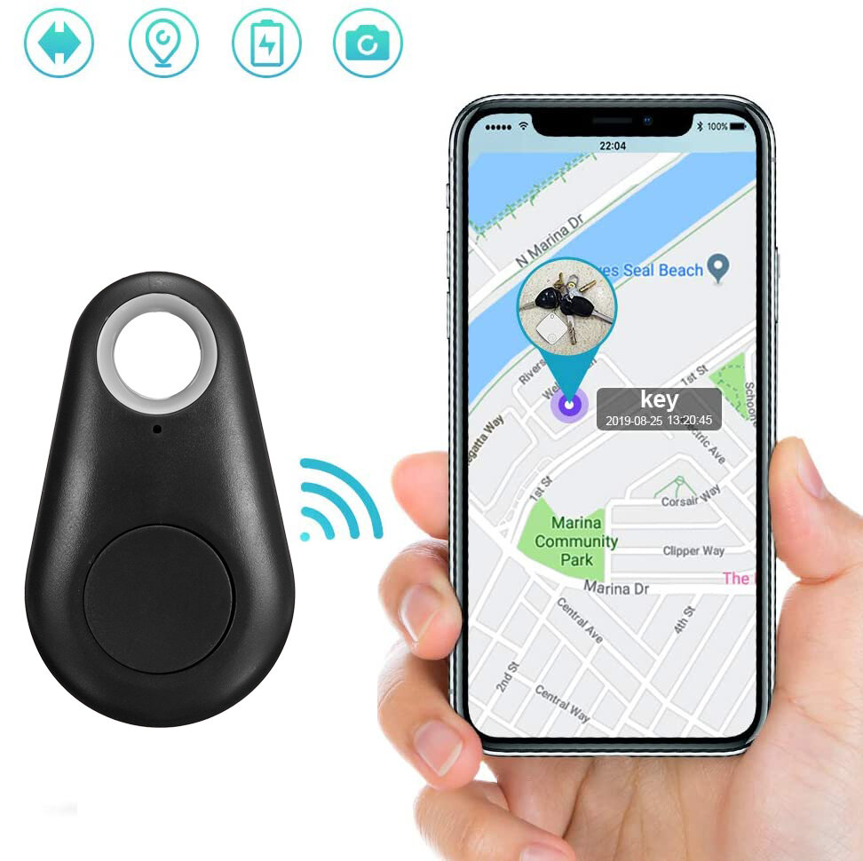Mini Anti perdu Bluetooth Finder Key Wallet Smart Tracker Bagages Valise Sac GPS Localisateur Rappel Camping Voyage